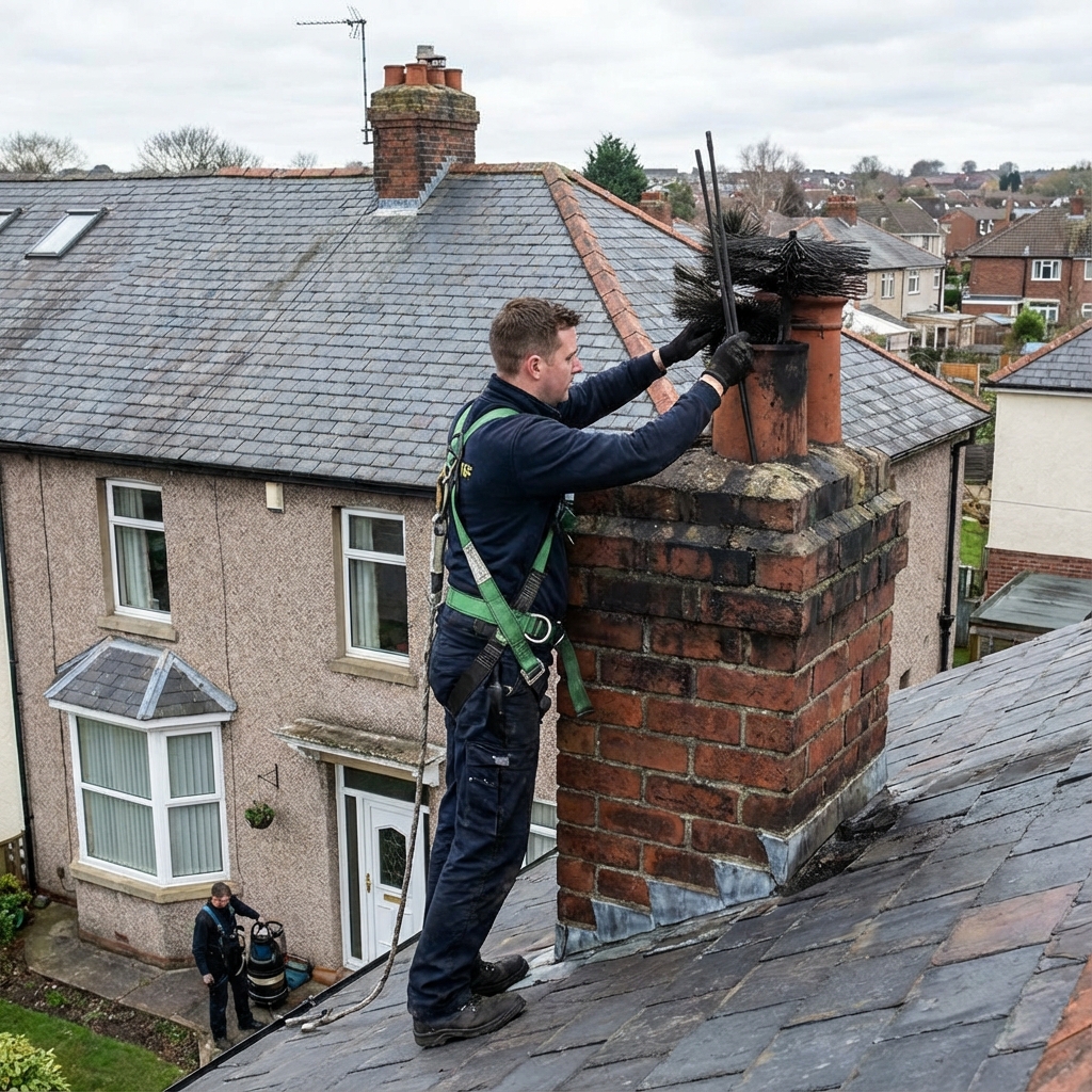 Chimney Sweep profesional en Pasadena, California
